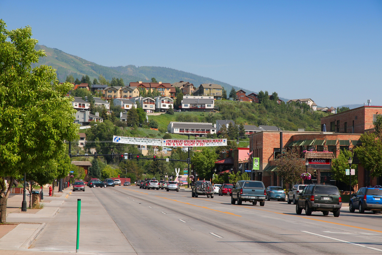 Downtown Steamboat Springs.
