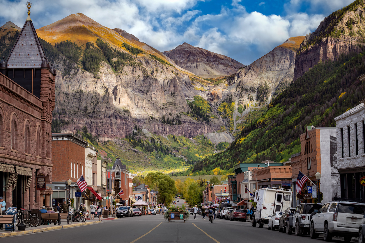 Telluride in the fall.