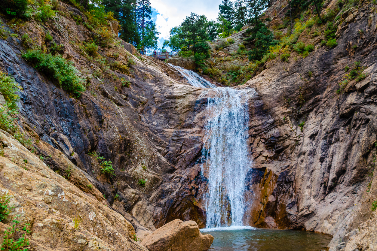 A waterfall near Colorado Springs, Colorado
