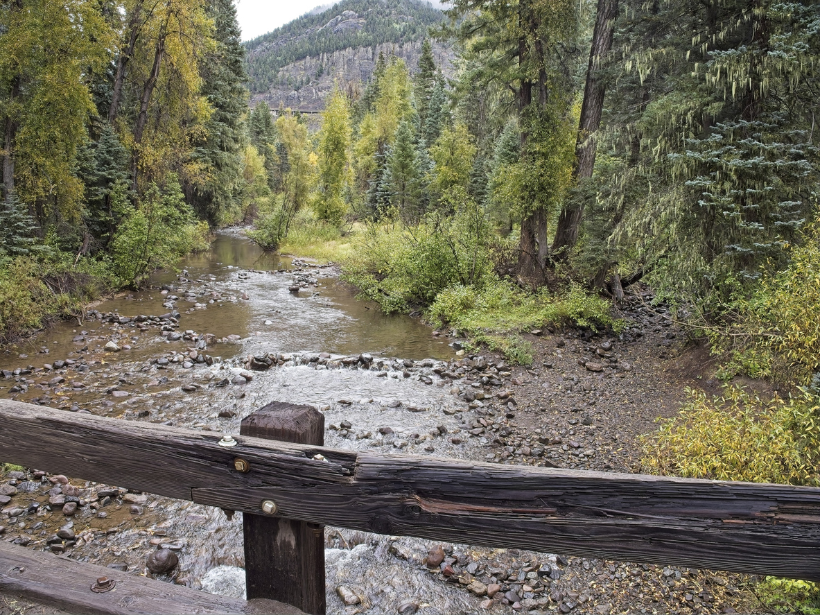 Wolf Creek in the summer.